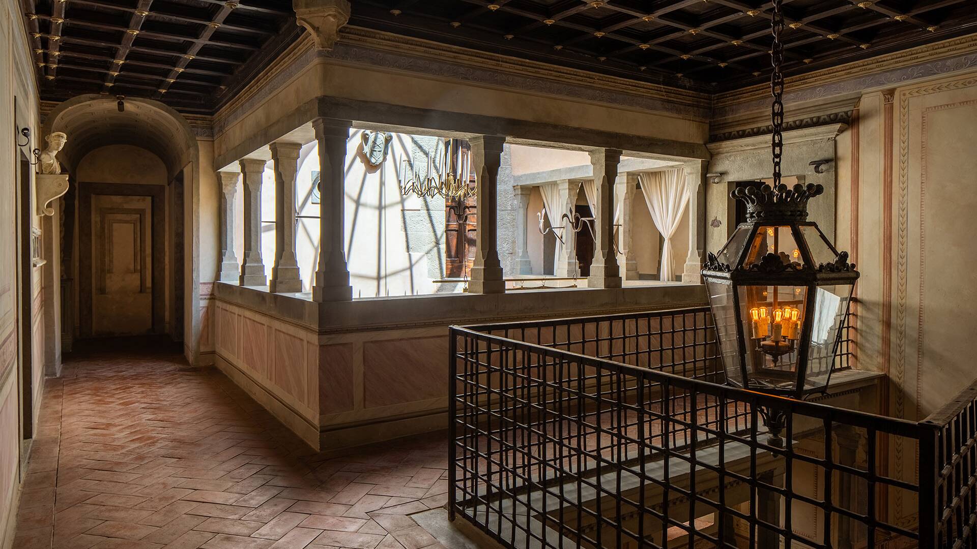 Loggia, staircase